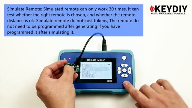 KD900 Key Maker Remote Making Video