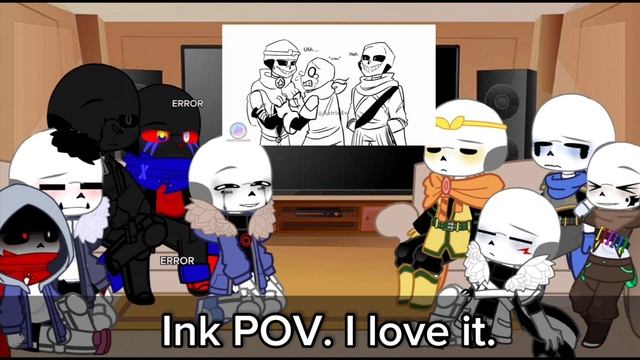 Sans AU react to The worst smile part.2 • My AU, ships смотреть онлайн