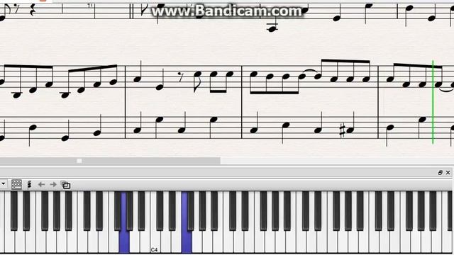 Как играть- Tico-Tico..Tutorial Sheet on the kyeboard. смотреть онлайн