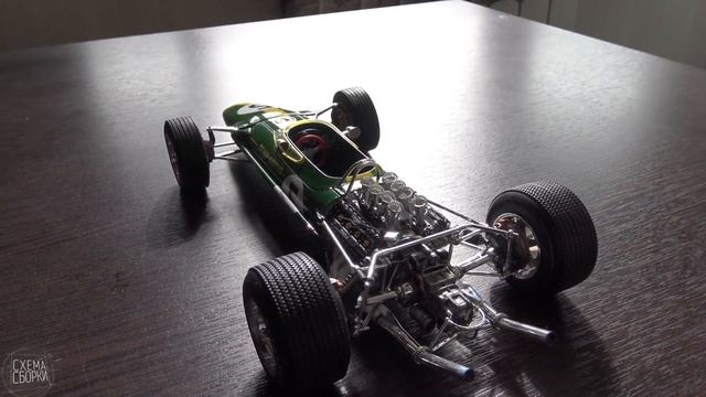 Lotus Type 49 by EBBRO Обзор готовой модели смотреть онлайн