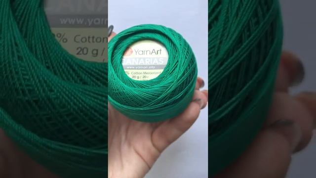 Подробный обзор пряжи YarnArt Canarias(Мерсеризованный египетский хлопок 100%) №6334 Бильярд смотреть онлайн