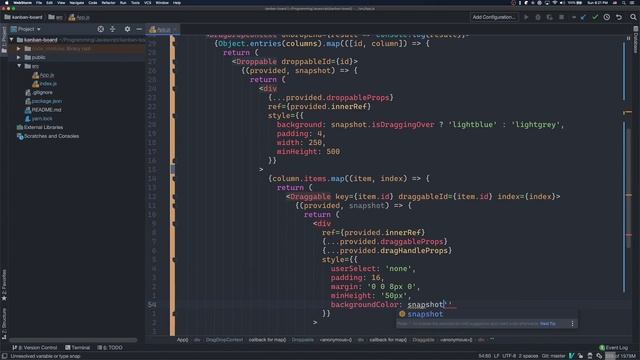 Build a beautiful, draggable kanban board with react-beautiful-dnd смотреть онлайн