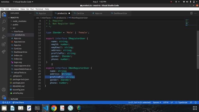 React ts in hindi #5 | Use of interfaces Types Extends Interface | PICK & OMIT #reacttypescript смотреть онлайн