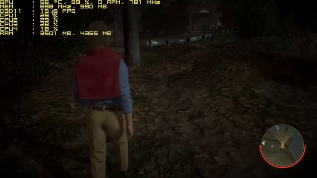 Тест Friday the 13th: The Game запуск на супер слабом ПК (4 ядра, 4 ОЗУ, GeForce GT 630 1 Гб) смотреть онлайн