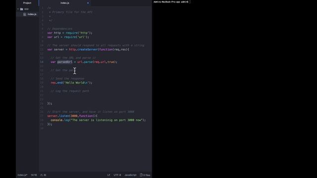 Parsing request paths in Node.js | The Node.js Master Class смотреть онлайн