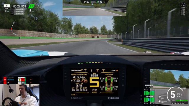 Assetto Corsa Competizione Online em Monza смотреть онлайн