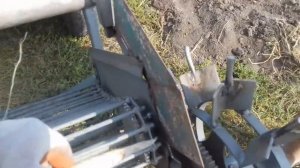 Картофелекопалка(Транспортёрная) к МОТОБЛОКУ |Уборка картофеля 2018| День 1.