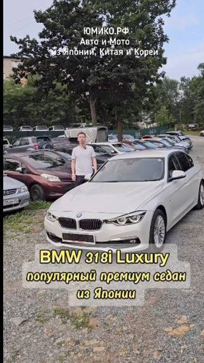 BMW 318i Luxury - популярный премиум седан из Японии смотреть онлайн