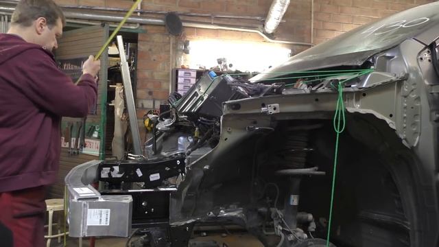 Lexus RX. Body repair. Ремонт переда. смотреть онлайн