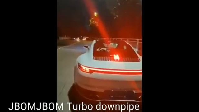 JBOM Turbo downpipe Super 100 mesh Porsche 971 3.0T смотреть онлайн