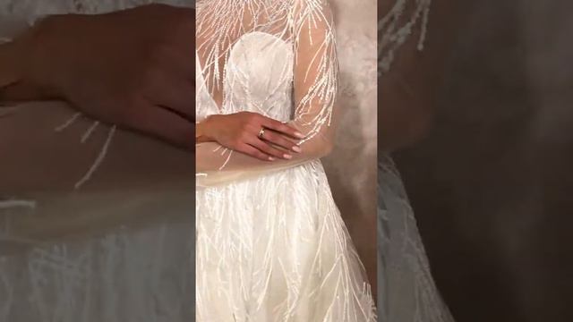 Закрытое свадебное платье под горлышко смотреть онлайн