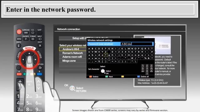 Panasonic - Television - Function - Wi-Fi set up using SSID and Password connection. смотреть онлайн