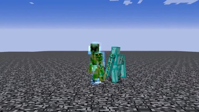 Creeper Golem Vs. All Golems in Minecraft смотреть онлайн