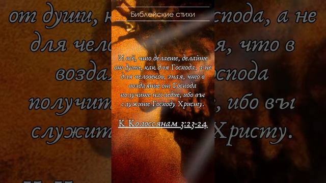 Мудрые Библейские стихи #вера #библия #евангелие смотреть онлайн