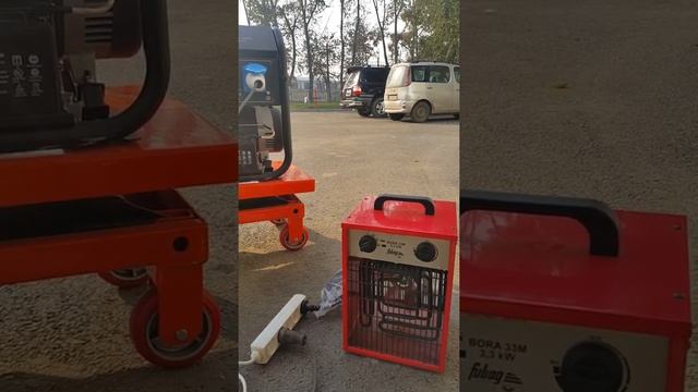 Тест электростанции Fubag BS 7500 AES с блоком автоматики.