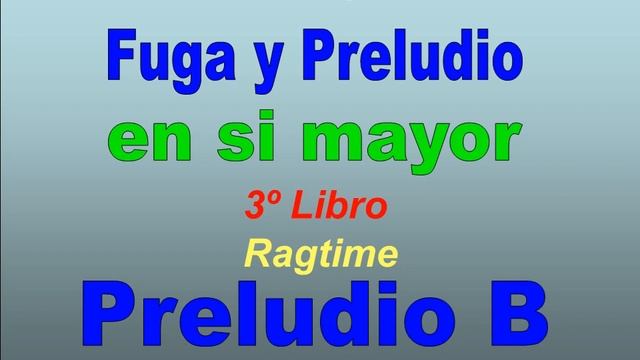 Fuga y preludio en B. смотреть онлайн