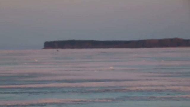 Солнце, рыбаки и собака. Раннее утро на Куйбышевском водохранилище (март 2017) смотреть онлайн