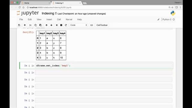 49 Indexing set index and reset index methods смотреть онлайн