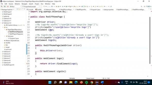 Selenium Page Factory Model in Java with Example | Selenium Page Object Model & Page Factory Part 2