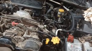 выкинуло масло через щуп. субару.