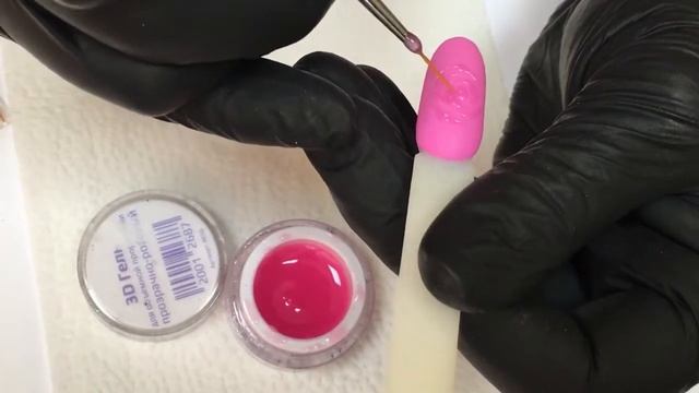 Дизайн ногтей: Мерцающая объемная роза 3D Гелем Patrisa Nail смотреть онлайн