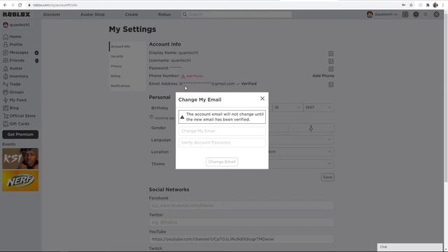 How To Remove Email Address From Roblox Account (2 WAYS) смотреть онлайн