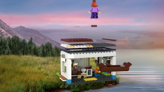 Modular Modern Home - LEGO Creator 3in1 - 31068 - Product Animation смотреть онлайн