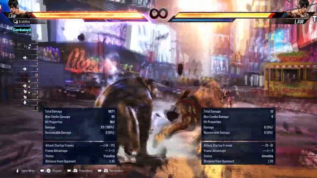 LAW has Surprising(New?) COMBO STARTERS in Tekken 8 - Tutorial смотреть онлайн