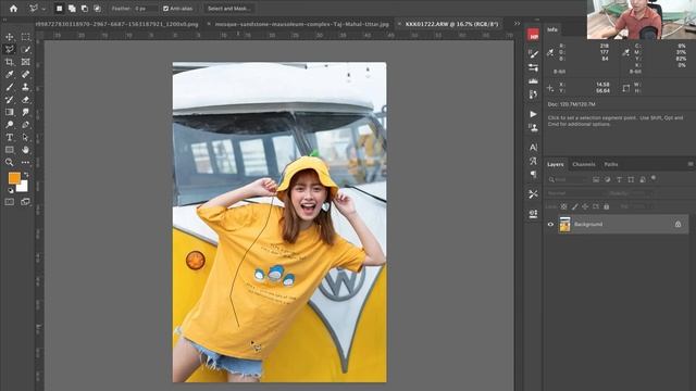 Tự học Photoshop Cấp Tốc - BÀI 3 - Cắt ghép người qua nền khác - du lịch "ảo" смотреть онлайн