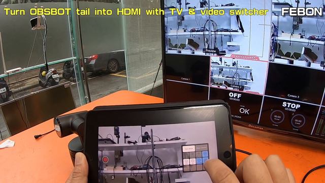 OBSBOT TAIL & OBSBOT Tiny Be HDMI Output | TV & Video Switcher ATEM Mini Pro Use