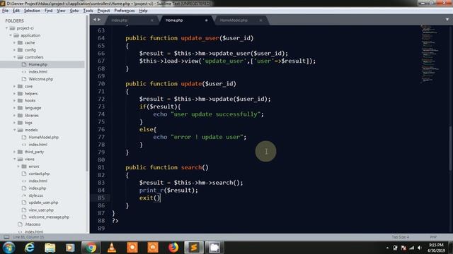 Codeigniter Tutorial in Hindi Part-14 ( Search User Data in Codeigniter ) смотреть онлайн