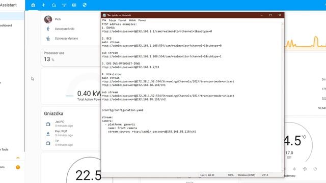 [Fast & Easy] ? CCTV IP Camera RTSP In Home Assistant Monitoring