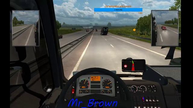 Стрим Euro Truck Simulator 2 на связке карт смотреть онлайн