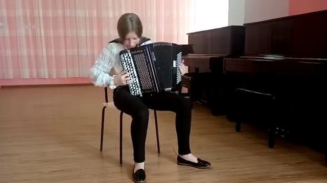 Галушко Елена 6 кл. "Озорная кадриль" В. Баканов смотреть онлайн