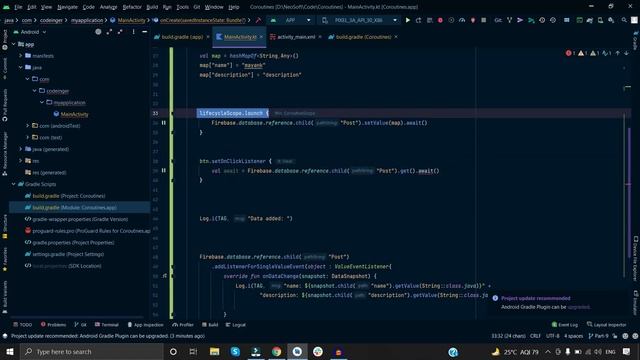 Firebase Realtime and FireStore Database with Coroutines in android || coroutines in Hindi Part-10 смотреть онлайн
