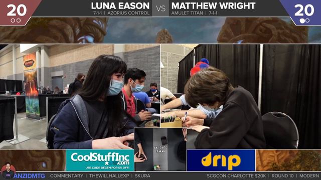 MTG Modern | Amulet Titan vs Azorius Control | SCG Charlotte Round 10 смотреть онлайн