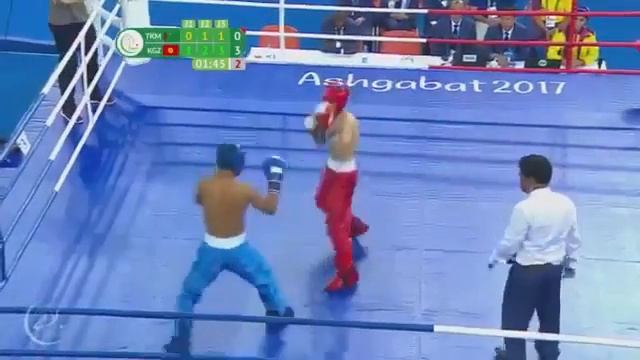Авазбек Аманбеков KGZ VS Набиров Ровшан TKM Ашхабад 2017 Азиатские Игры Финал смотреть онлайн