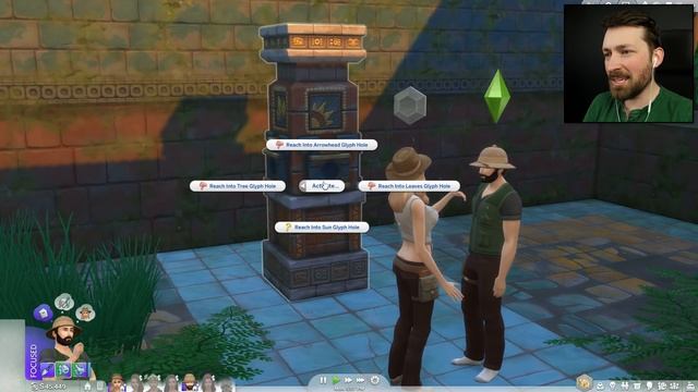 TEMPLE SKELETONS - Sims 4 Jungle Adventure -The Sims 4 Funny Highlights #125 смотреть онлайн