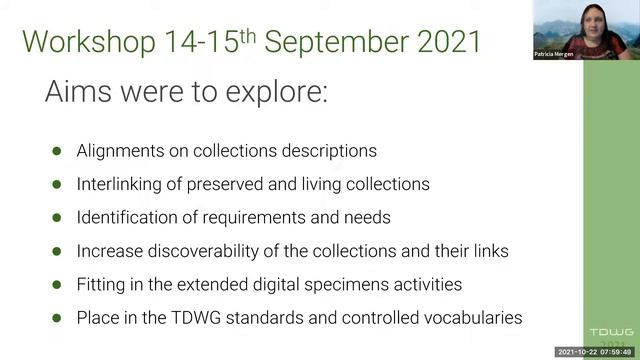 TDWG 2021: CO03 Contributed Oral 3 смотреть онлайн