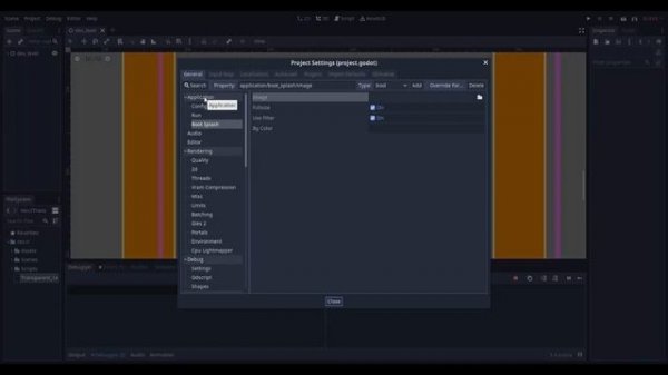Remove Godot Splash Screen