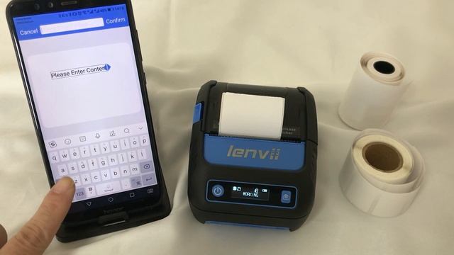 LV-399B 58MM Bluetooth Printer 2 in 1 Label & Receipt смотреть онлайн
