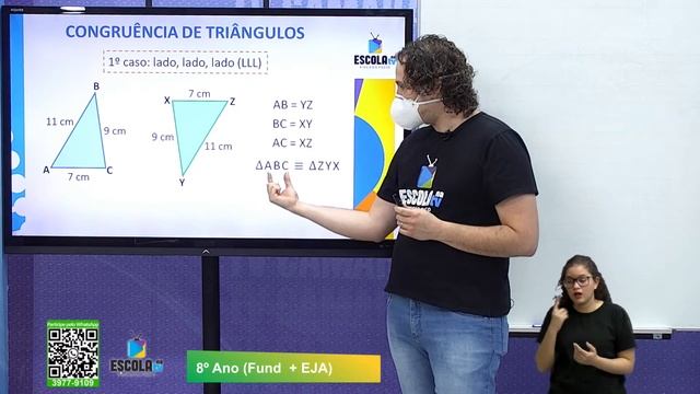 8º ANO - MATEMÁTICA - EF08MA14 - Congruência de triângulos - Aula 16 смотреть онлайн