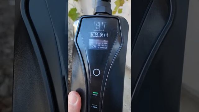заряжаем Leaf ZE1 зарядкой на 6.6kW смотреть онлайн