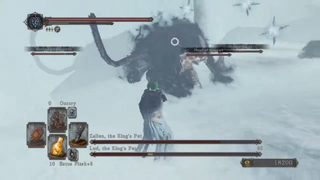 DARK SOULS II defeating Lud and Zallen, the King's Pets смотреть онлайн