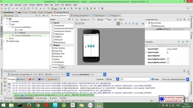 How to move from one activity(screen) to another in android смотреть онлайн