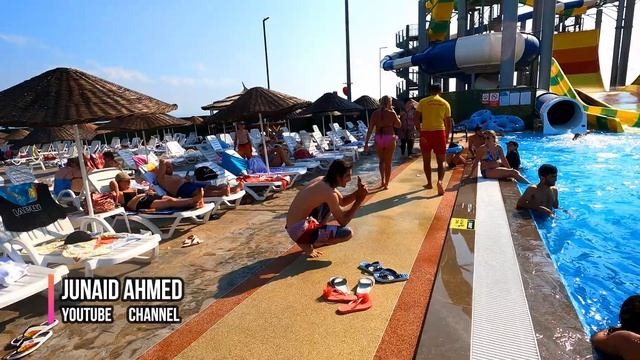 Waterpark Slides || Istanbul Waterpark || Marina Aquapark Water Land Istanbul || Turkey Waterpark
