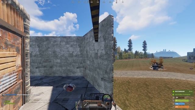 RUST ▶ДОМ-ЛОВУШКА С ТУРЕЛЯМИ НА РАДИО УПРАВЛЕНИИ | КРУГОВАЯ ЗАЩИТА ДОМА | КУЧА ЛУТА С ЛОВУШКИ (1/2) смотреть онлайн