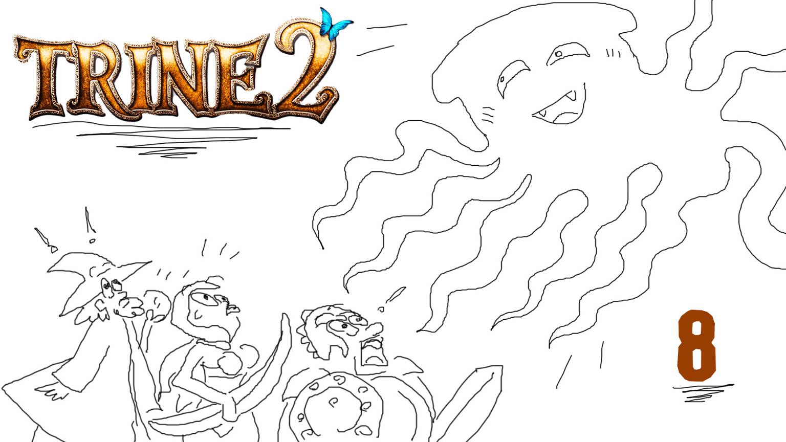 Борьба с Осьминогом - Trine2 - 8 (кооп)