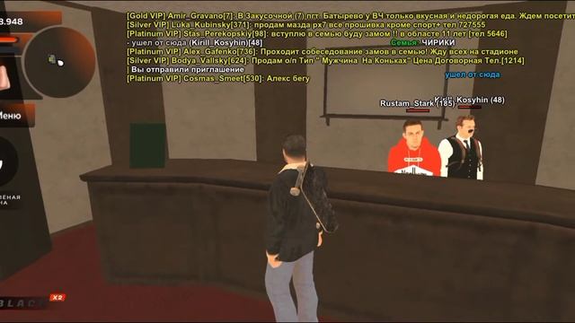 ПРИНИМАЮ ЛЮДЕЙ В СВОЮ ФАМУ НA BLACK RUSSIA. БУДНИ ЛИДЕРА СЕМЬИ. смотреть онлайн