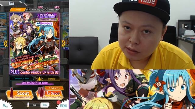 F2P LUCK !? Kunoichi Batch 1st Impression & 250 Diamonds Scout (SAO Memory Defrag) смотреть онлайн